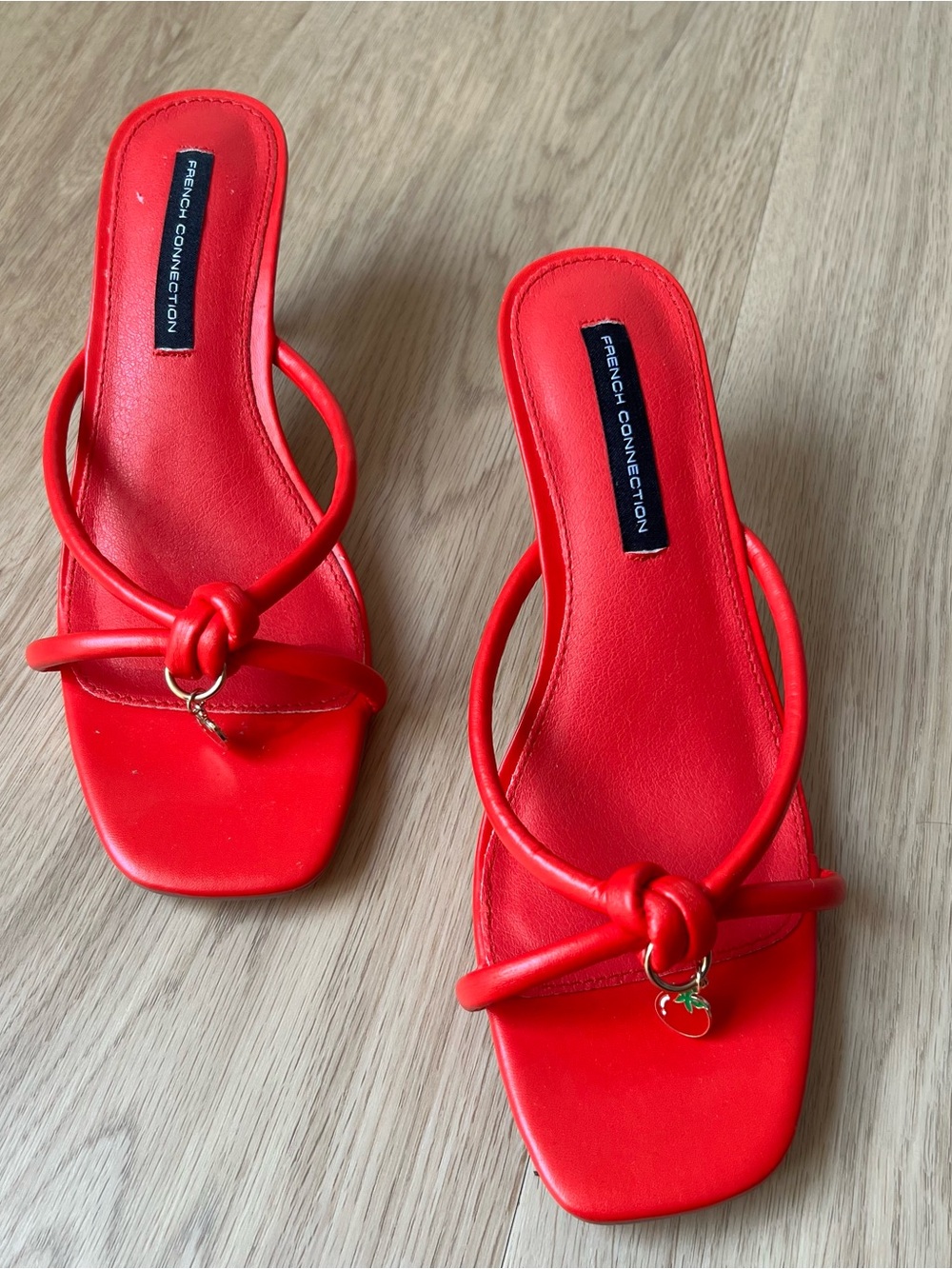 French Connection Tomato Charm Sandals